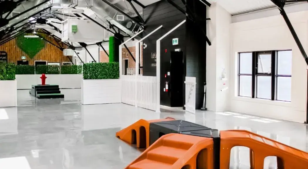 Parc intérieur de la Garderie DV chez Doggieville MTL, Montréal